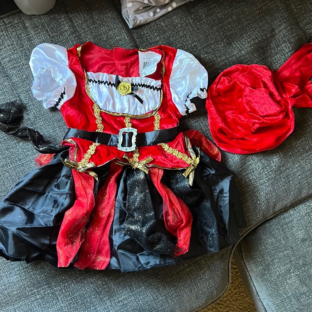 pirate dress size 2T